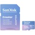 Carte microSDXC SanDisk Creator 128 Go, UHS-I