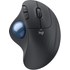 Souris sans fil Logitech Ergo M575S - Graphite - Ergonomique, Trackball