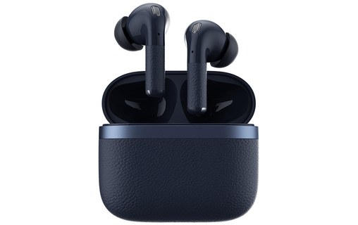 Écouteurs sans fil Edifier W260NC à réduction de bruit, Bleu foncé - Bluetooth