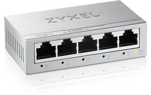 Switch Ethernet ZyXEL Série GS-100 - GS-105B V5 5 ports - L2