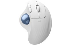 Souris sans fil Logitech Ergo M575S - Blanche - Ergonomique, Trackball