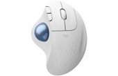 Souris sans fil Logitech Ergo M575S - Blanche - Ergonomique, Trackball