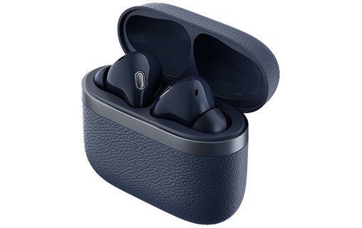 Écouteurs sans fil Edifier W260NC à réduction de bruit, Bleu foncé - Bluetooth