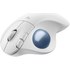 Souris sans fil Logitech Ergo M575S - Blanche - Ergonomique, Trackball
