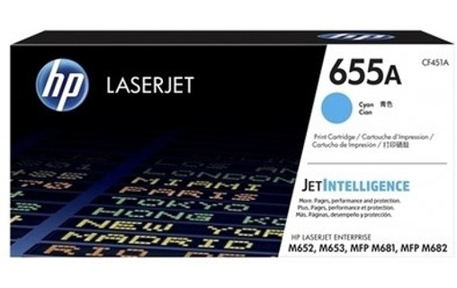 HP 655A Toner Cyan CF451A