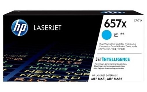 HP 657X Toner Cyan CF471X