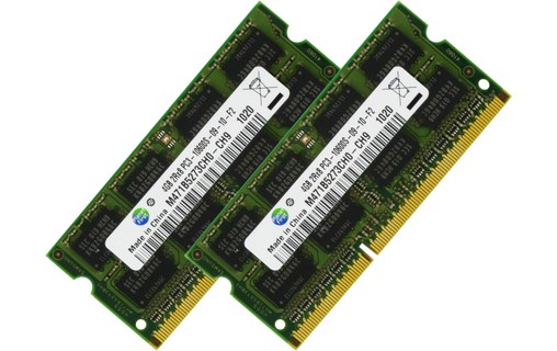 Mémoire RAM 8 Go (2 x 4 Go) SODIMM 1333 MHz DDR3 PC3-10600 - Mémoire RAM -  Macway