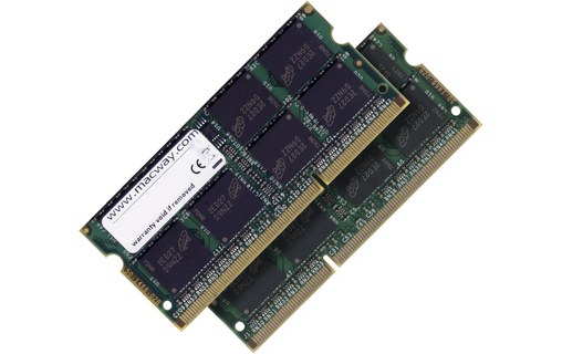 Mémoire RAM 8 Go (2 x 4 Go) DDR3 SODIMM 1600 MHz PC3-12800 - Mémoire RAM -  Macway
