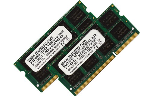 Achat de Barrette Ram 8 Go SODIM DDR3 PC 1600 Mhz /12800 Mhz (Neuf