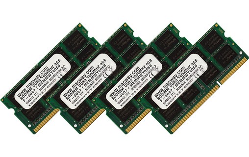 Mémoire RAM 32 Go (4 x 8 Go) SODIMM 1600 MHz DDR3L PC3-12800 - Mémoire RAM  - Macway