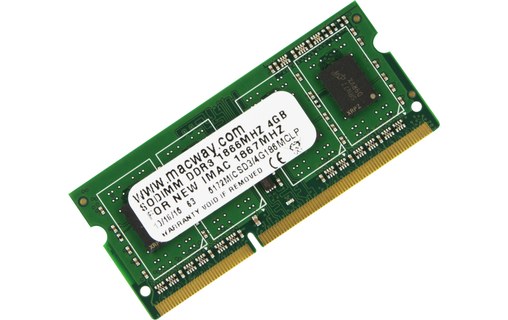 Mémoire RAM 4 Go DDR3L SODIMM 1866 MHz PC3-14900 iMac 2015