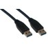 Câble MCL USB-A vers USB-A 5 Gbit/s - 2 m - Noir
