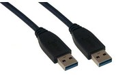 Câble MCL USB-A vers USB-A 5 Gbit/s - 2 m - Noir