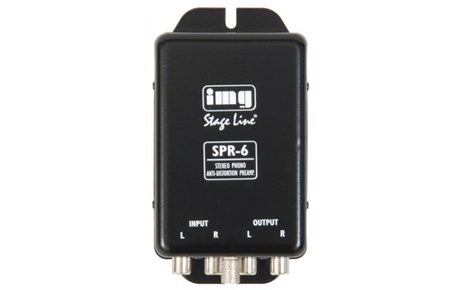 Préamplificateur Phono/Stéréo RIAA IMG Stageline SPR-6 pour platine vinyle