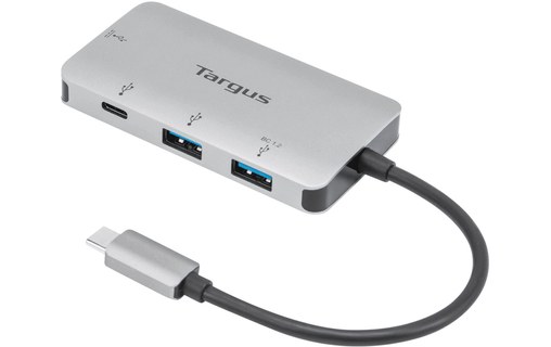 Targus ACH228 USB-C 2x USB-A+2x USB-C Argent