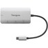 Targus ACH228 USB-C 2x USB-A+2x USB-C Argent