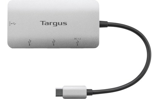 Targus ACH228 USB-C 2x USB-A+2x USB-C Argent