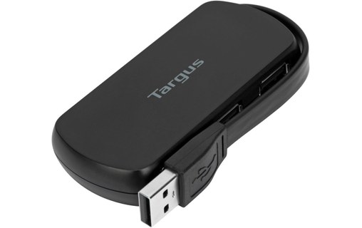 Targus ACH114EU hub & concentrateur USB 2.0 480 Mbit/s Noir