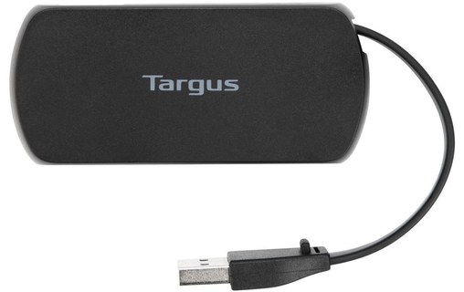 Targus ACH114EU hub & concentrateur USB 2.0 480 Mbit/s Noir