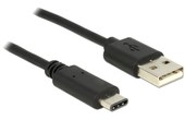Câble Delock USB-C vers USB-A USB 2.0 - 1 m - Noir