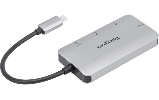 Targus ACH228 USB-C 2x USB-A+2x USB-C Argent