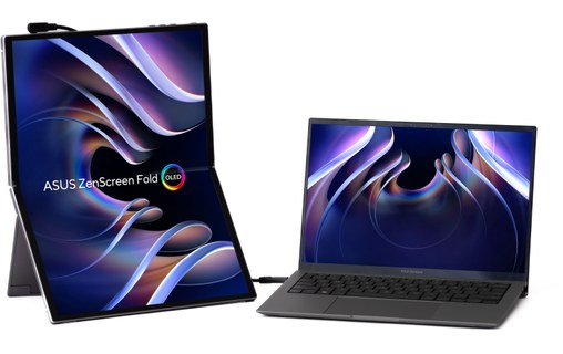 Écran 17,3" Asus ZenScreen Pliable MQ17QH - OLED USB-C
