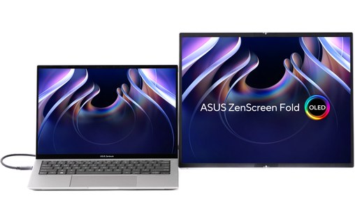 Écran 17,3" Asus ZenScreen Pliable MQ17QH - OLED USB-C