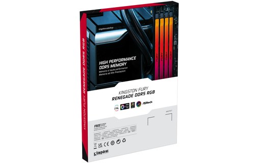 Kingston Technology FURY Renegade RGB module de mémoire 32 Go 2 x 16 Go DDR5 640