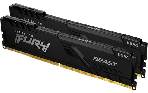 Mémoire Kingston FURY Beast 8 Go (2 x 4 Go) DDR4 2666 MHz CL16