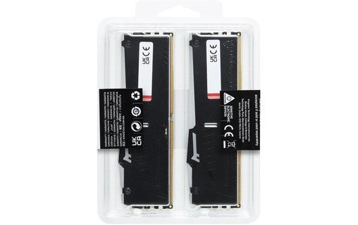 Mémoire RAM Kingston FURY Beast RGB 128 Go (2 x 64 Go) DDR5 5600 MHz CL36