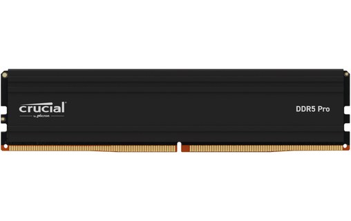 Mémoire DIMM DDR5 6000MHz Crucial, 16Gb Pro Noir _ CP16G60C48U5