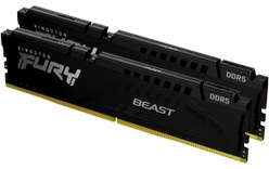 Mémoire DIMM DDR5 6000MHz Kingston, 32Gb (2x 16Gb) Fury Beast Noir RGB EXPO _ K