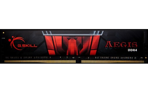 G.Skill AEGIS Series, DDR4-3000, CL16 - 32 GB Dual Kit, rot