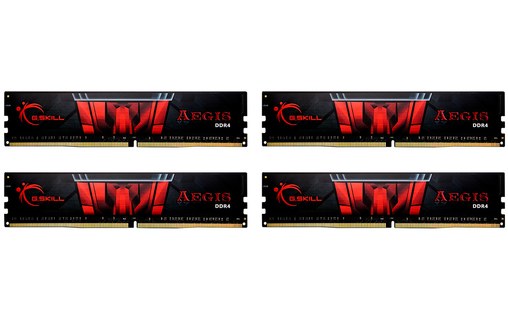 G.Skill Aegis F4-3200C16Q-64GIS module de mémoire 64 Go 4 x 16 Go DDR4 3200 MHz