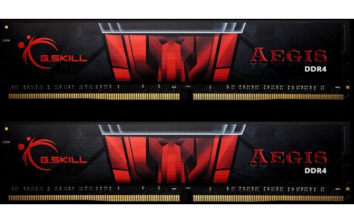 G.Skill AEGIS Series, DDR4-3000, CL16 - 32 GB Dual Kit, rot