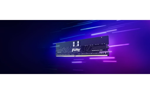 Mémoire ECC RDIMM DDR5 5600MHz Kingston, 32Gb Fury Renegade Pro Black EXPO _ KF