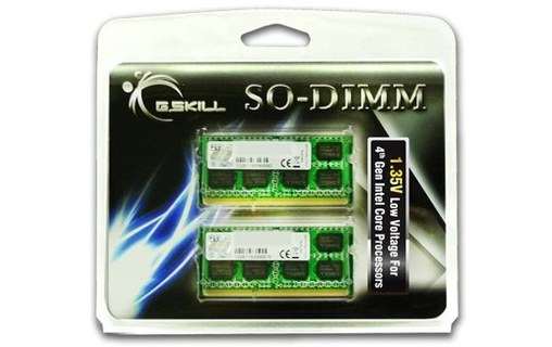 G-SKILL STANDARD SERIES - 2 X 4 GO DDR3-1600 - PC3-12800 - MÉMOIRE POR