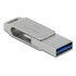 Clé USB-C et USB-A Delock 54075 64 Go - Argent - USB 3.2