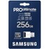 Carte microSDXC Samsung PRO Ultimate 256 Go avec adaptateur SD, UHS-I, V30