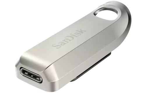 Clé USB-C SanDisk Ultra Luxe 64 Go - Argent - USB 3.2