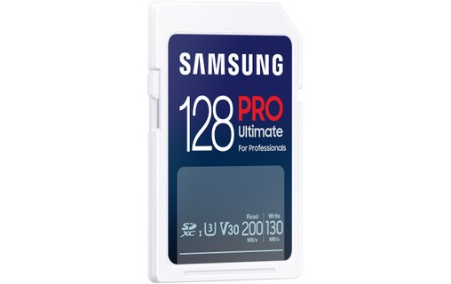 Carte SDXC Samsung PRO Ultimate 128 Go, UHS-I, V30