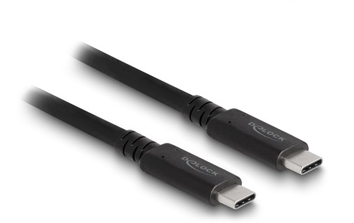 Câble Delock USB-C vers USB-C 240 W 40 Gbit/s - 1,2 m - Noir