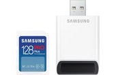 Carte SDXC Samsung PRO Plus 128 Go avec adaptateur USB, UHS-I, V30