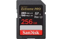 Carte SDXC SanDisk Extreme Pro 256 Go, UHS-II, V60