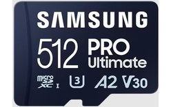 Carte microSDXC Samsung PRO Ultimate 512 Go avec adaptateur SD, UHS-I, V30