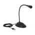 DeLOCK 65871 microphone Noir Microphone de PC