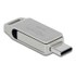 Clé USB-C et USB-A Delock 54075 64 Go - Argent - USB 3.2