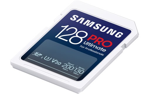 Carte SDXC Samsung PRO Ultimate 128 Go, UHS-I, V30