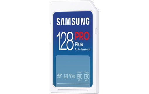 Carte SDXC Samsung PRO Plus 128 Go, UHS-I, V30