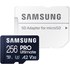 Carte microSDXC Samsung PRO Ultimate 256 Go avec adaptateur USB, UHS-I, V30